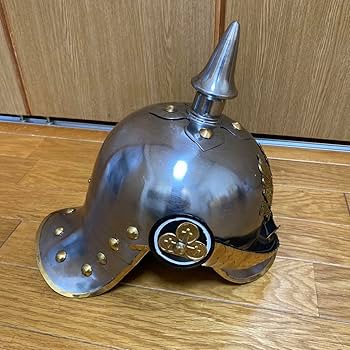 Amazon.co.jp: ピッケルハウベ ドイツ帝国 ヘルメット 金属製